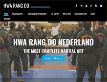 Tablet Screenshot of hwarangdo.nl