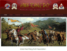 Tablet Screenshot of hwarangdo.com