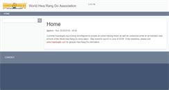 Desktop Screenshot of hwarangdo.org
