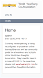 Mobile Screenshot of hwarangdo.org